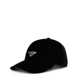 Prada Sporty Velvet Baseball Cap