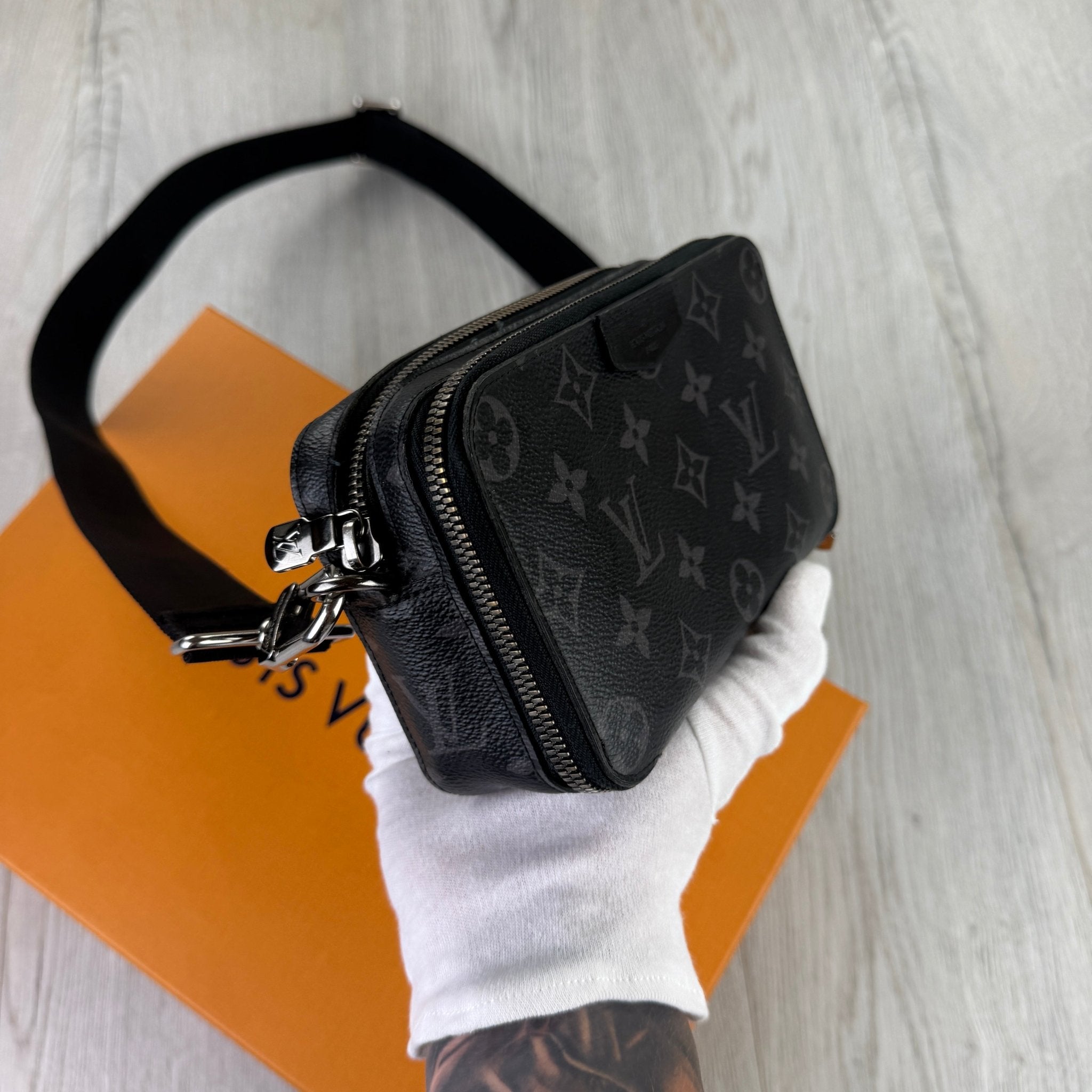 Louis Vuitton Men’s Black Monogram Alpha Wearable Shoulder Bag - Morely TrendsLouis Vuitton Type here:)
