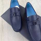 Louis Vuitton Mens Blue Major Loafers - Uk 7.5 (Fit 8)