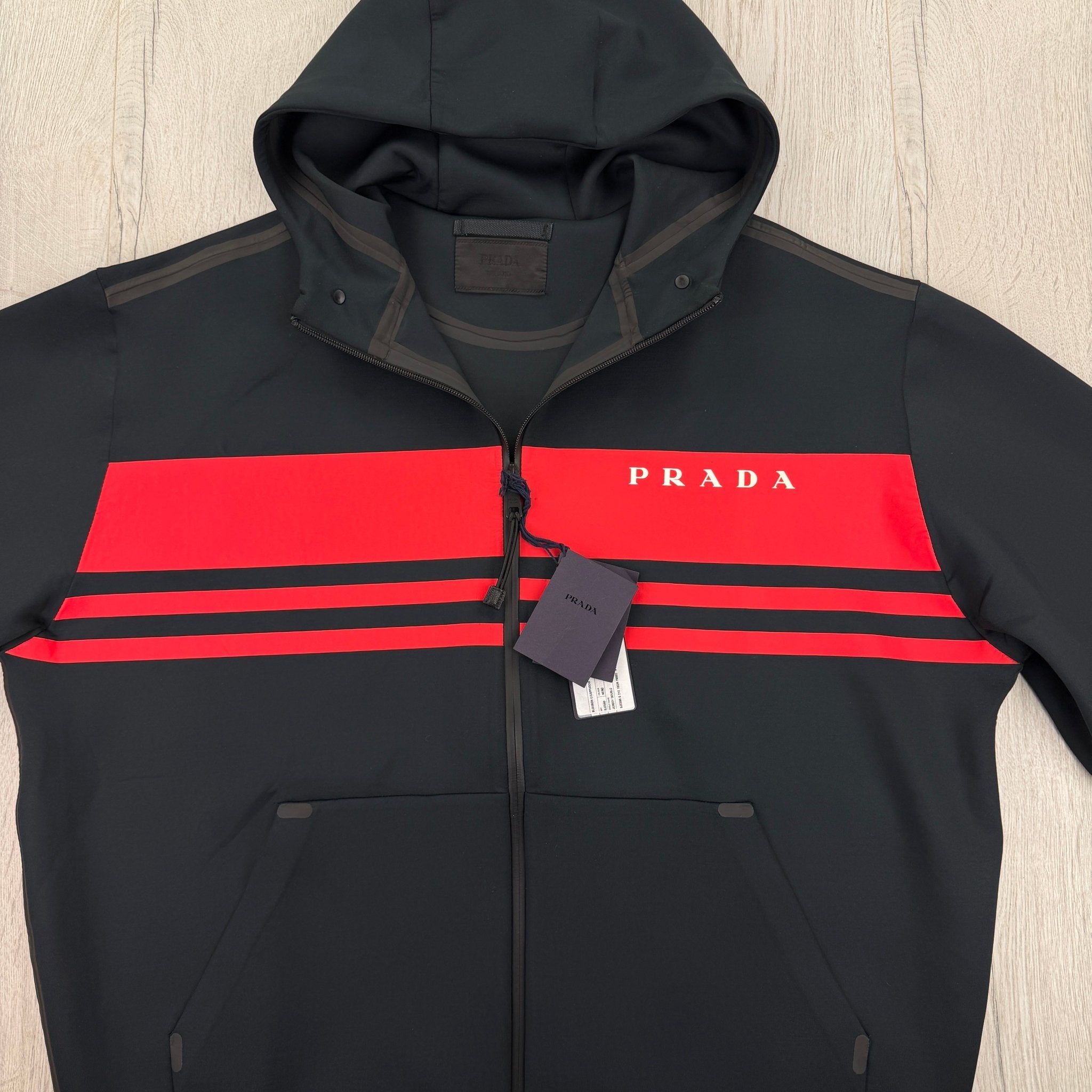 Prada Linea Rossa Technical Track Jacket - Morely TrendsPrada Type here:)