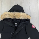 Canada Goose Men’s Black Carson Parka Jacket With Fur - Small Fusion - Morely TrendsCanada goose Type here:)