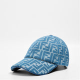 Fendi Jacquard Denim Cap