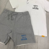 Gallery Dept Men’s White T-shirt & Shorts Set - XL