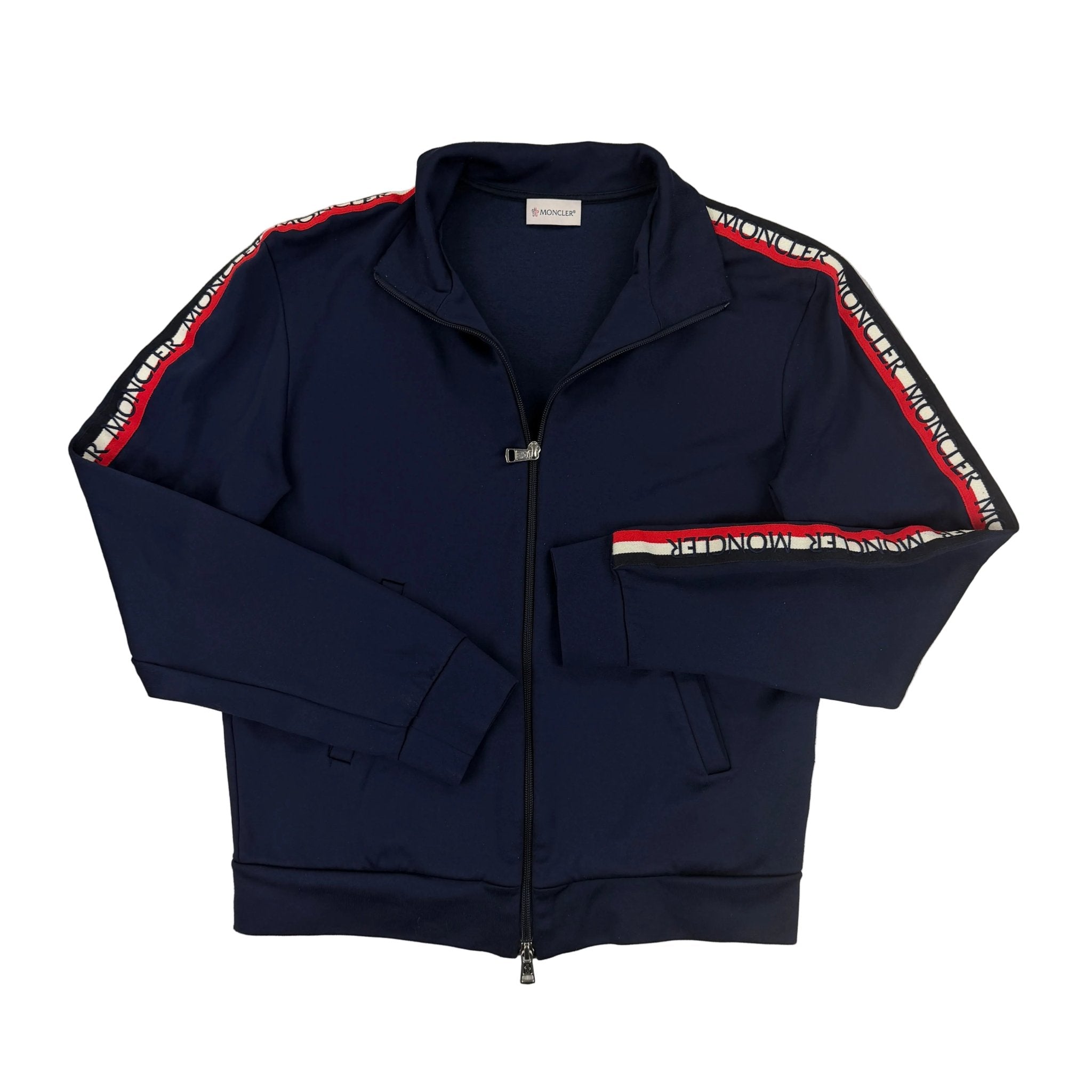Moncler Men’s Navy Zip-up Track Jacket - XS - Morely TrendsMoncler Type here:)