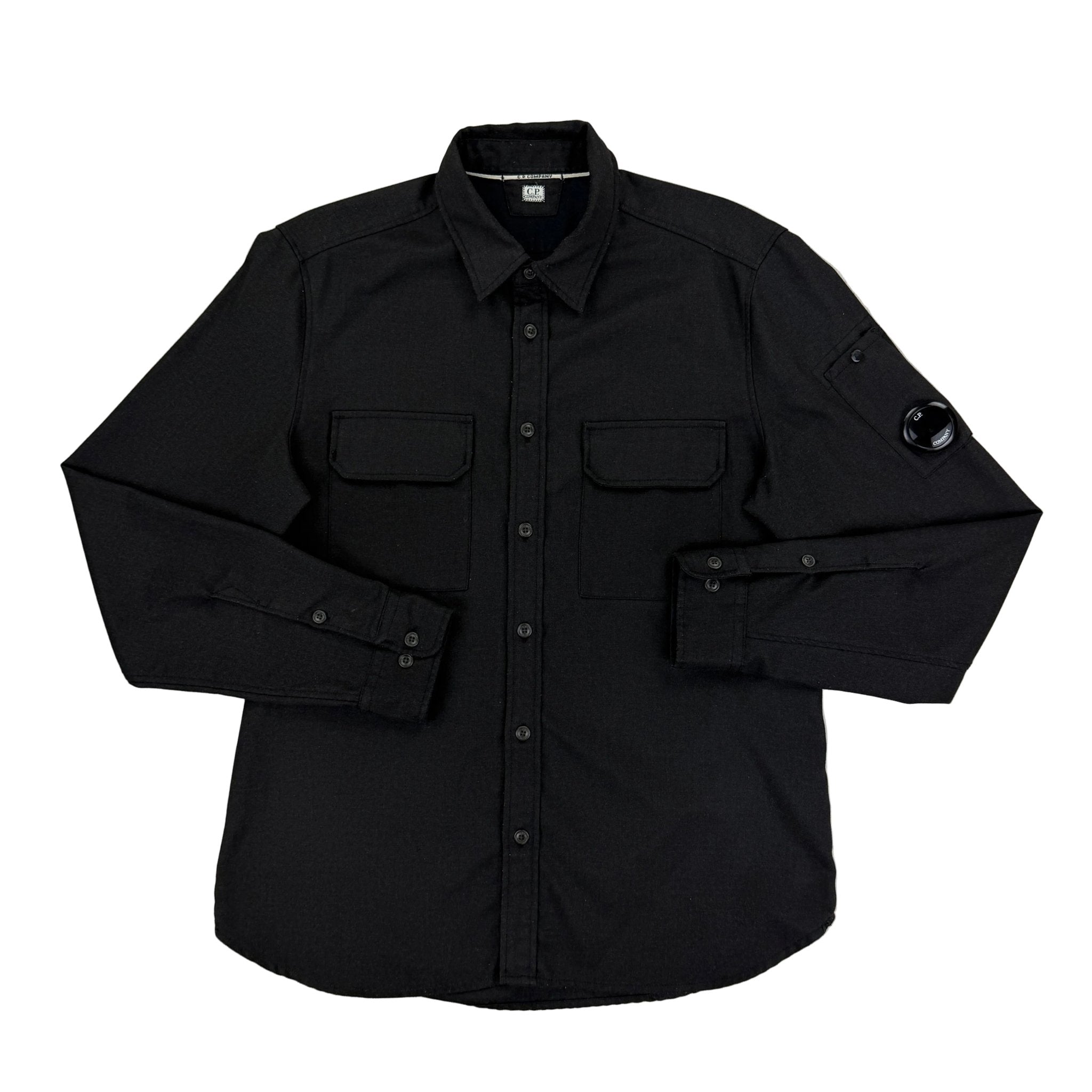 Cp Company Black Button-up Overshirt - Large - Morely TrendsCP Company Type here:)