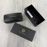 Versace Women’s Black & Gold Sunglasses