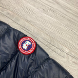Canada Goose Men’s Navy Zip-up Hybridge Down Jacket