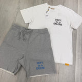 Gallery Dept Men’s White T-shirt & Shorts Set - XL