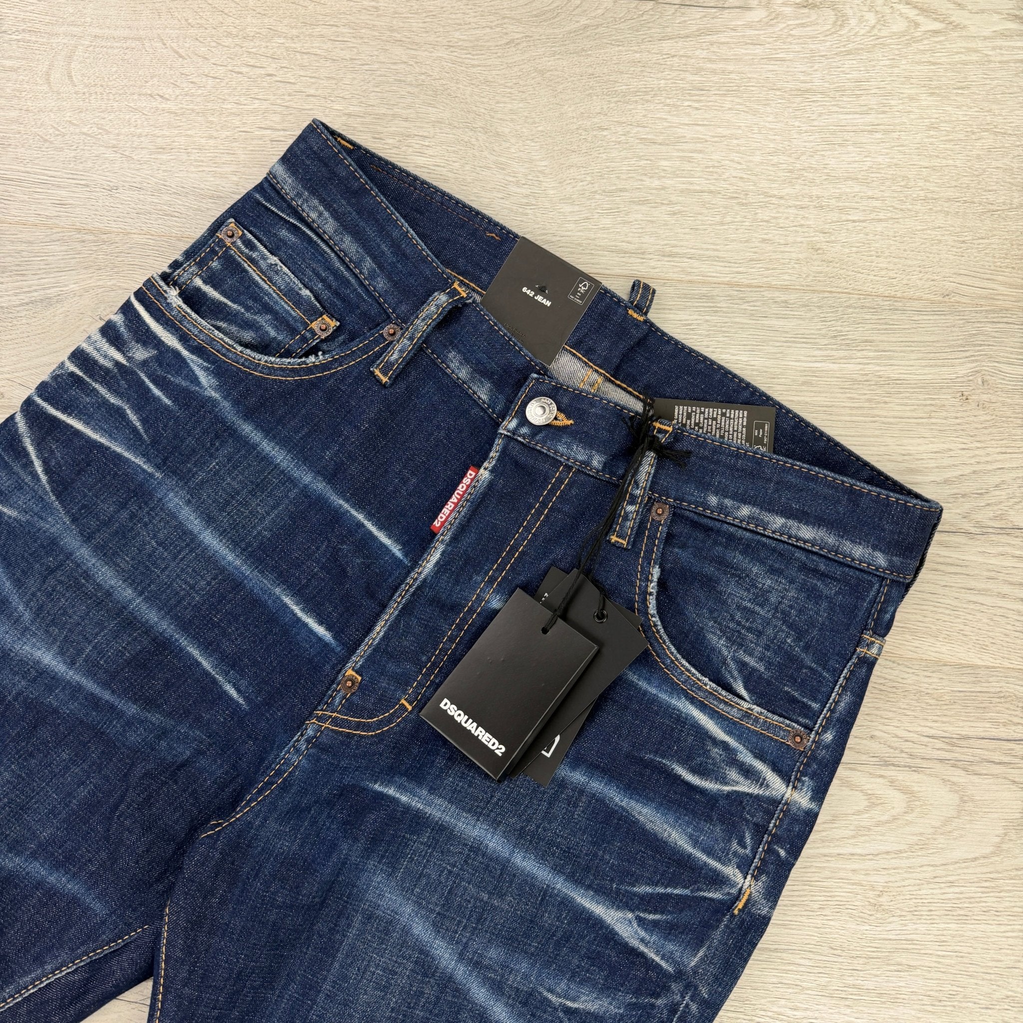 Dsquared2 Men’s Blue 642 Straight Jeans - Morely TrendsDsquared2 Type here:)