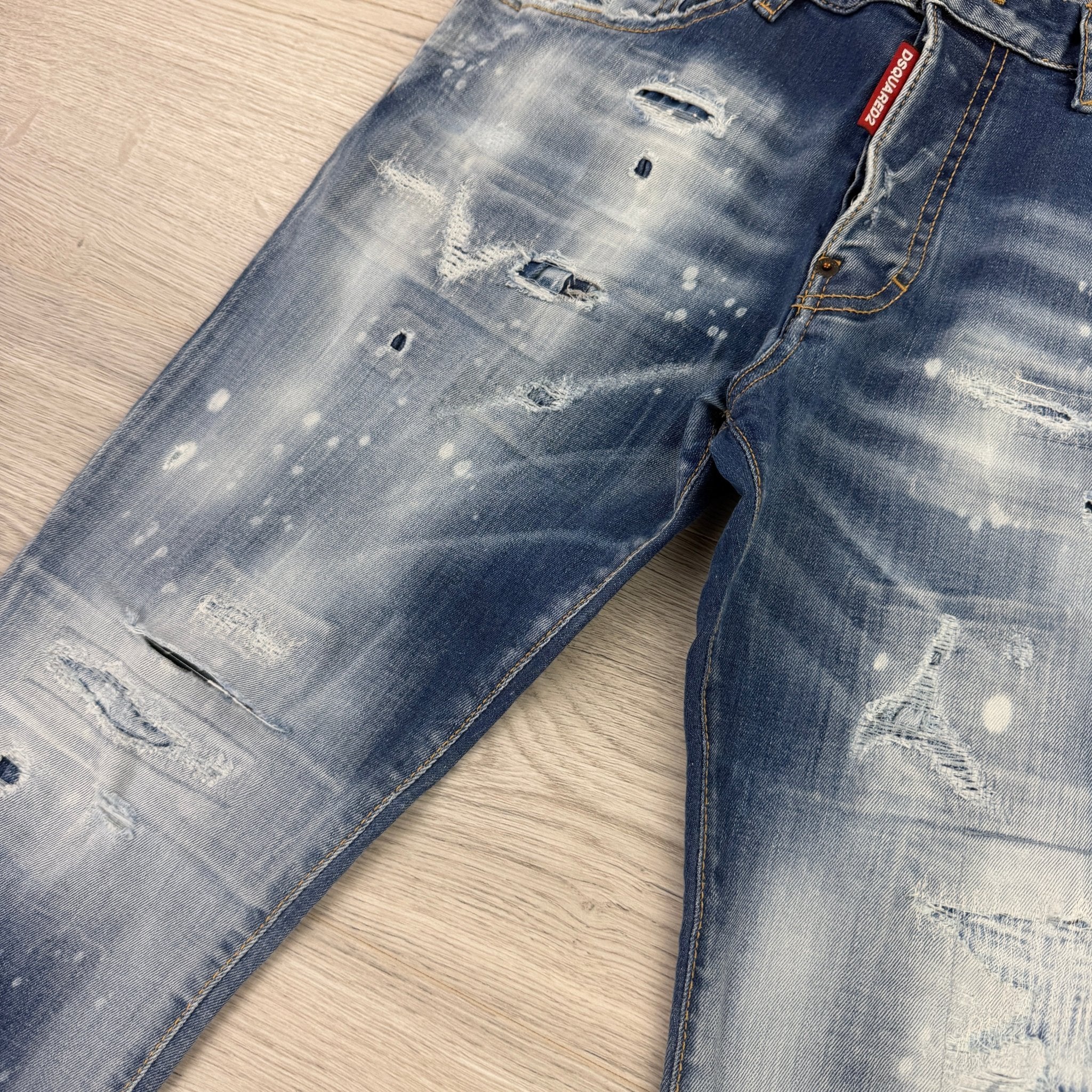 Dsquared2 Men’s Blue Distressed Cool Guy Jeans - 46 (Uk 30) - Morely TrendsDsquared2 Type here:)