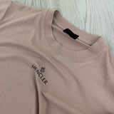 Moncler Men’s Pink T-shirt - Large
