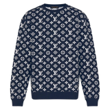 Louis Vuitton Monogram Navy White Sweatshirt