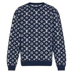 Louis Vuitton Monogram Navy White Sweatshirt