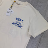 Gallery Dept Men’s Cream Blue T-shirt