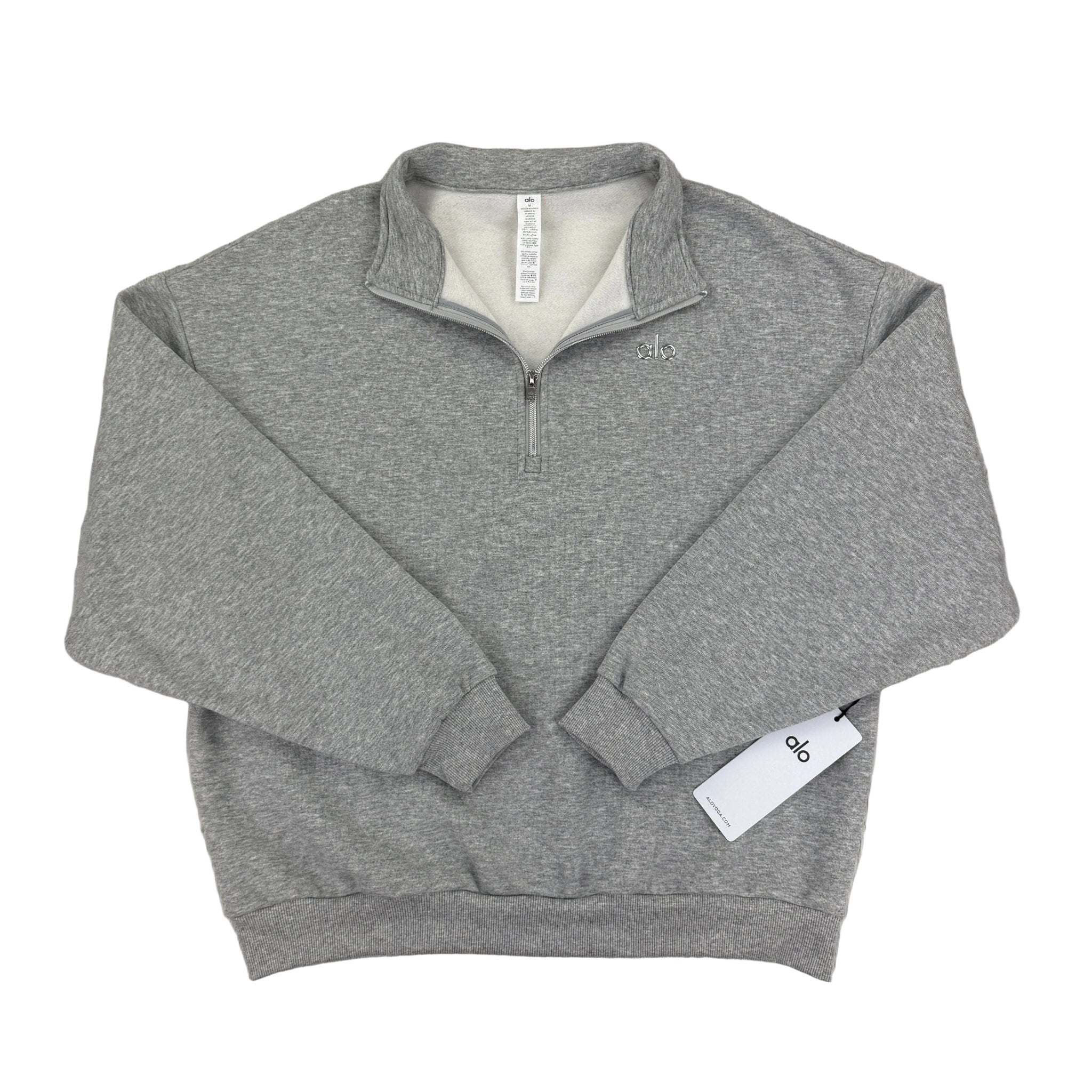 Alo Men’s Grey 1/4 Zip Fleece - Morely TrendsAlo Type here:)