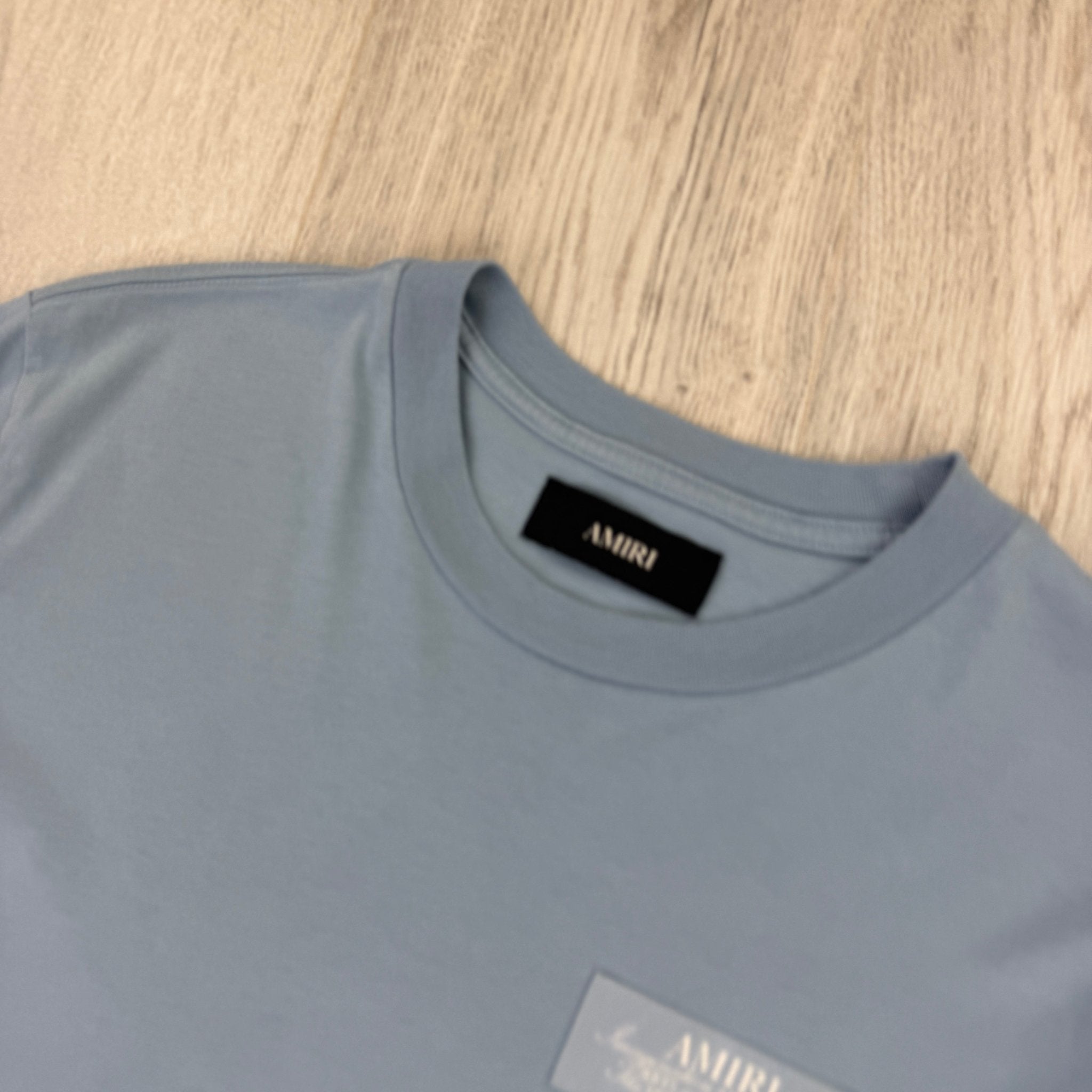 Amiri Men’s Baby Blue T-shirt - Large - Morely TrendsAmiri Type here:)