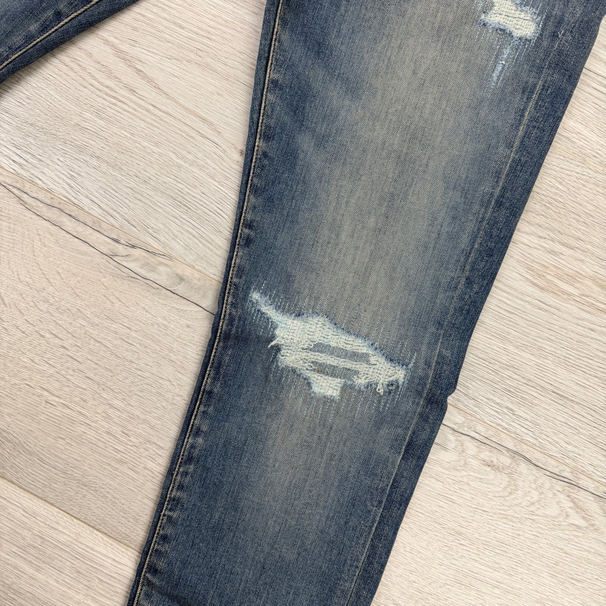 Amiri MX1 Men’s Blue Distressed Jeans - Morely TrendsAmiri Type here:)