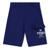 Fendi Logo Shorts Juniors