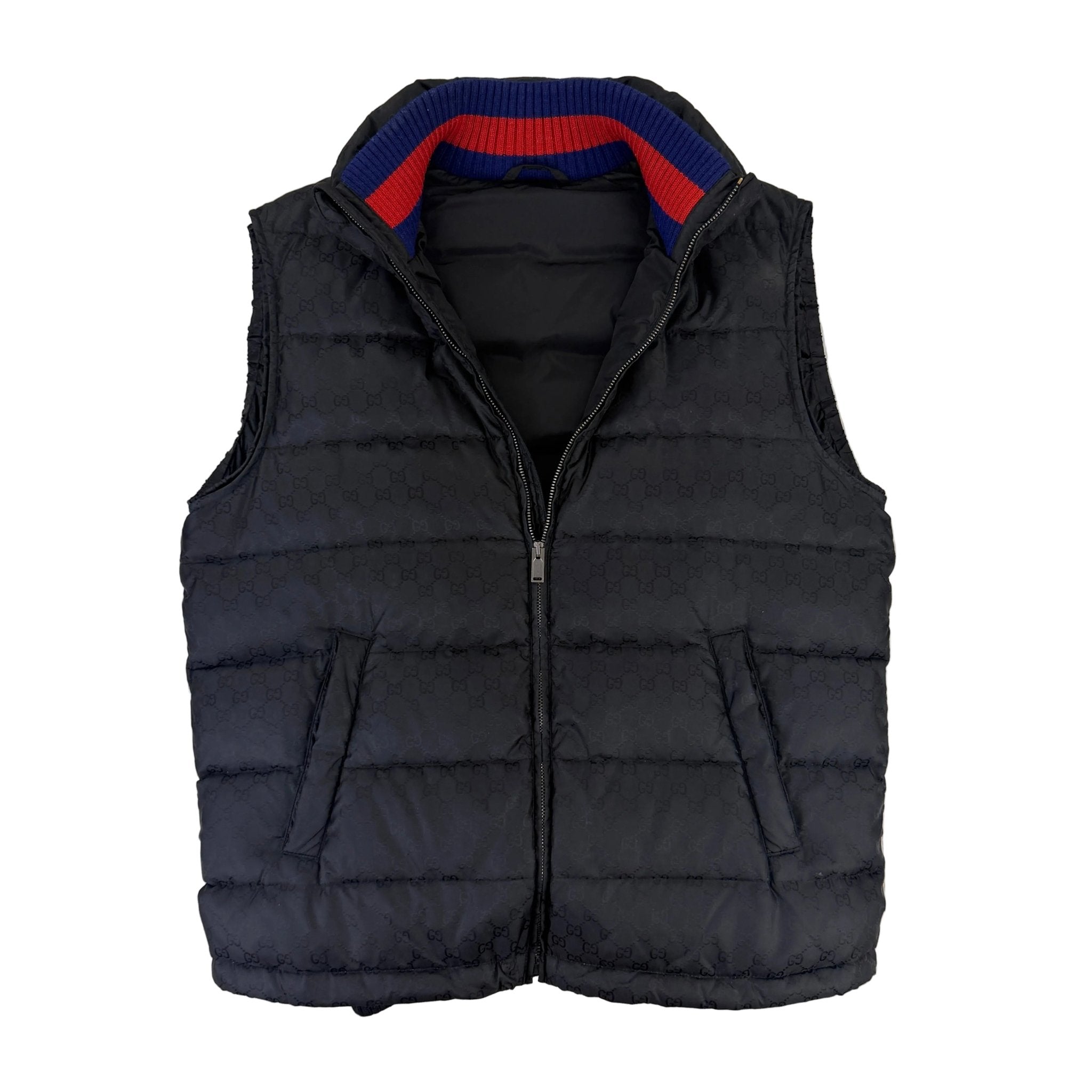 Gucci Men’s Balck Zip-up Monogrammed GG Body-warmer - 50 (Medium) - Morely TrendsGucci Type here:)