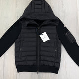 Moncler Men’s Black Maglia Tricot Cardigan - XL