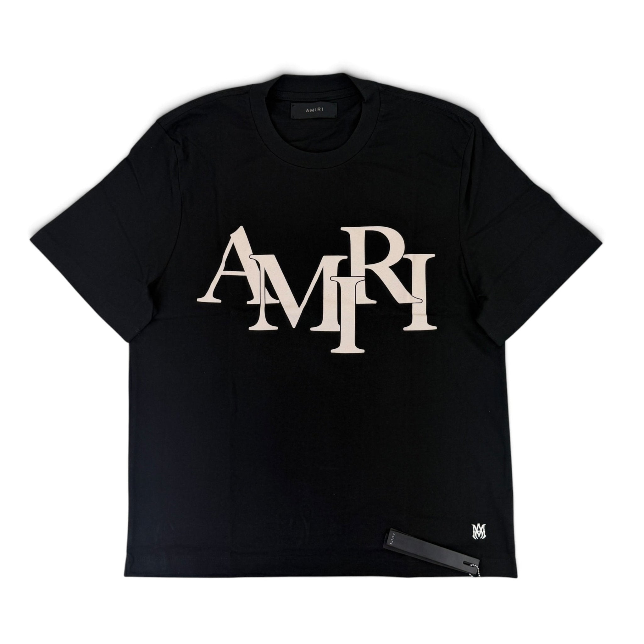 Amiri Men’s Black T-shirt With White Logo - Morely TrendsAmiri Type here:)