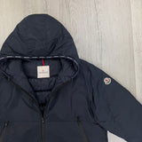 Moncler Laurain Men’s Navy Zip-up Jacket - Size 5