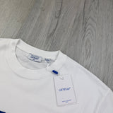 Off White Men’s White T-shirt - Large Oversized