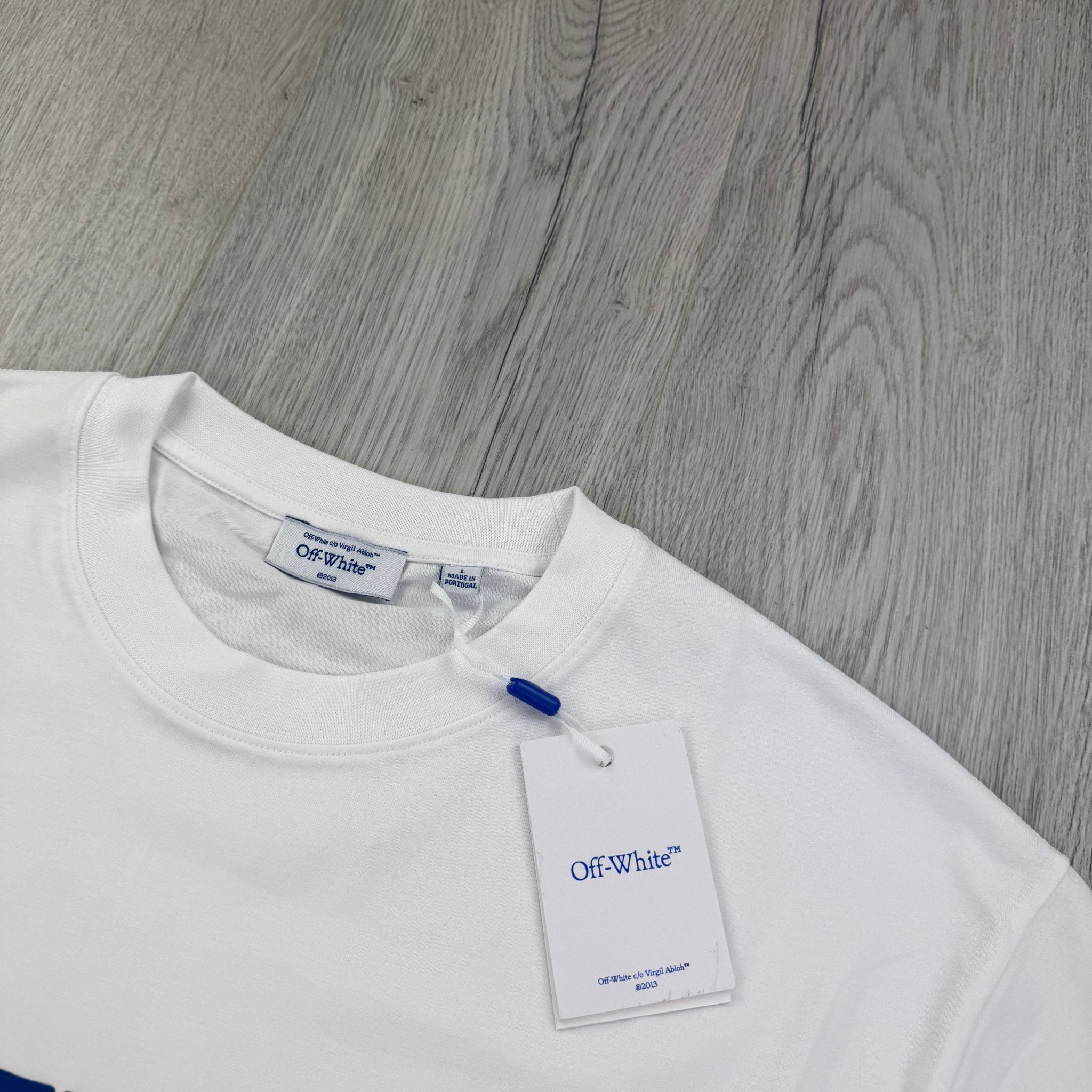 Off White Men’s White T-shirt - Large Oversized - Morely TrendsOff white Type here:)