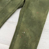 Dsquared2 Men’s Green Distressed Straight Jeans