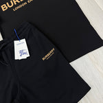 Burberry Men’s Black T-shirt & Shorts Set - Morely TrendsBurberry Type here:)