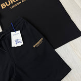Burberry Men’s Black T-shirt & Shorts Set - Morely TrendsBurberry Type here:)