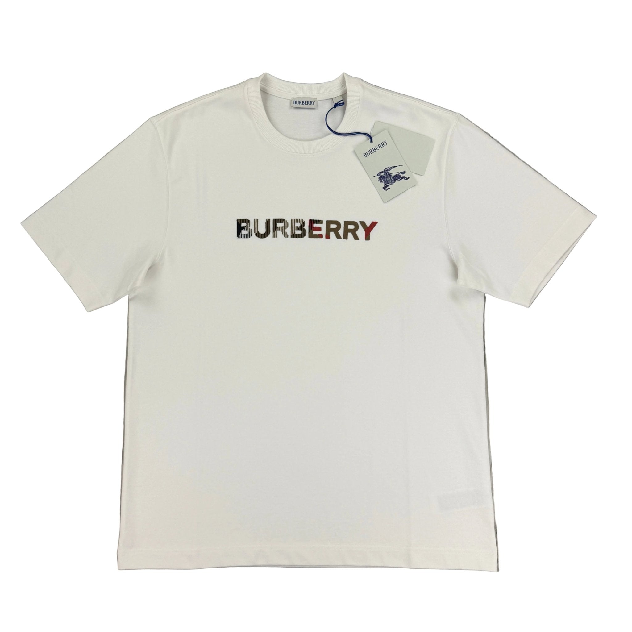 Burberry Men’s White T-shirt & Shorts Set - Morely TrendsBurberry Type here:)