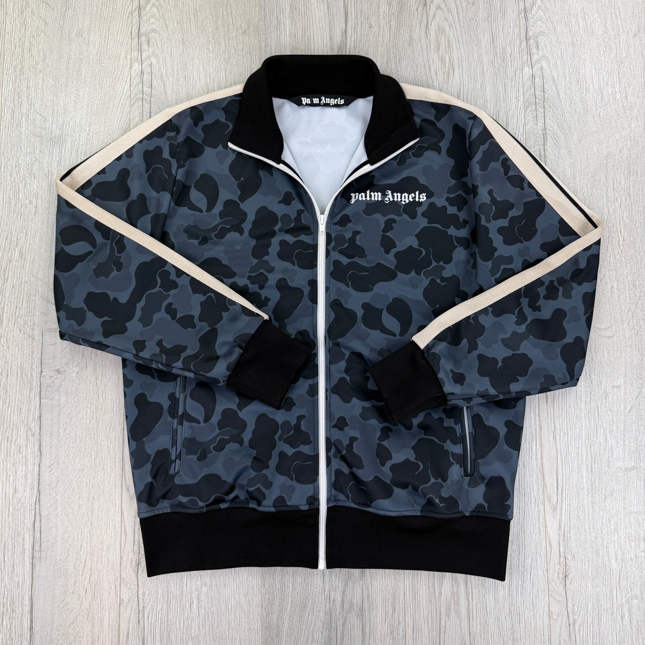 Palm Angels Men’s Camo Zip-up Track Jacket - XL Slim - Morely TrendsPalm Angels Type here:)