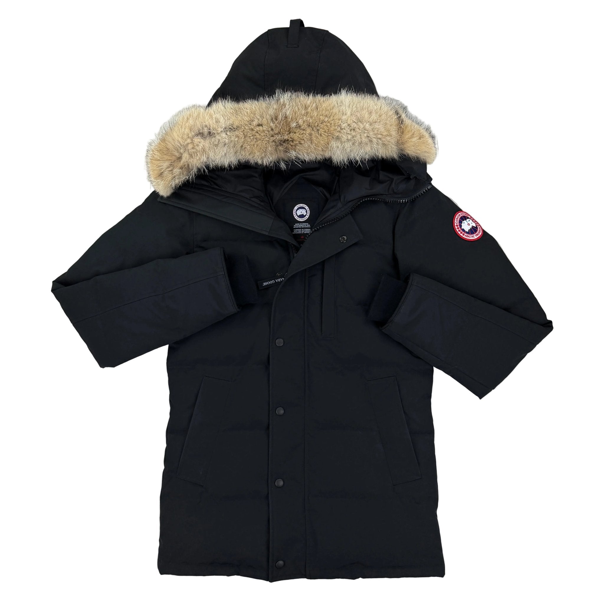 Canada Goose Men’s Black Carson Parka Jacket With Fur - Small Fusion - Morely TrendsCanada goose Type here:)