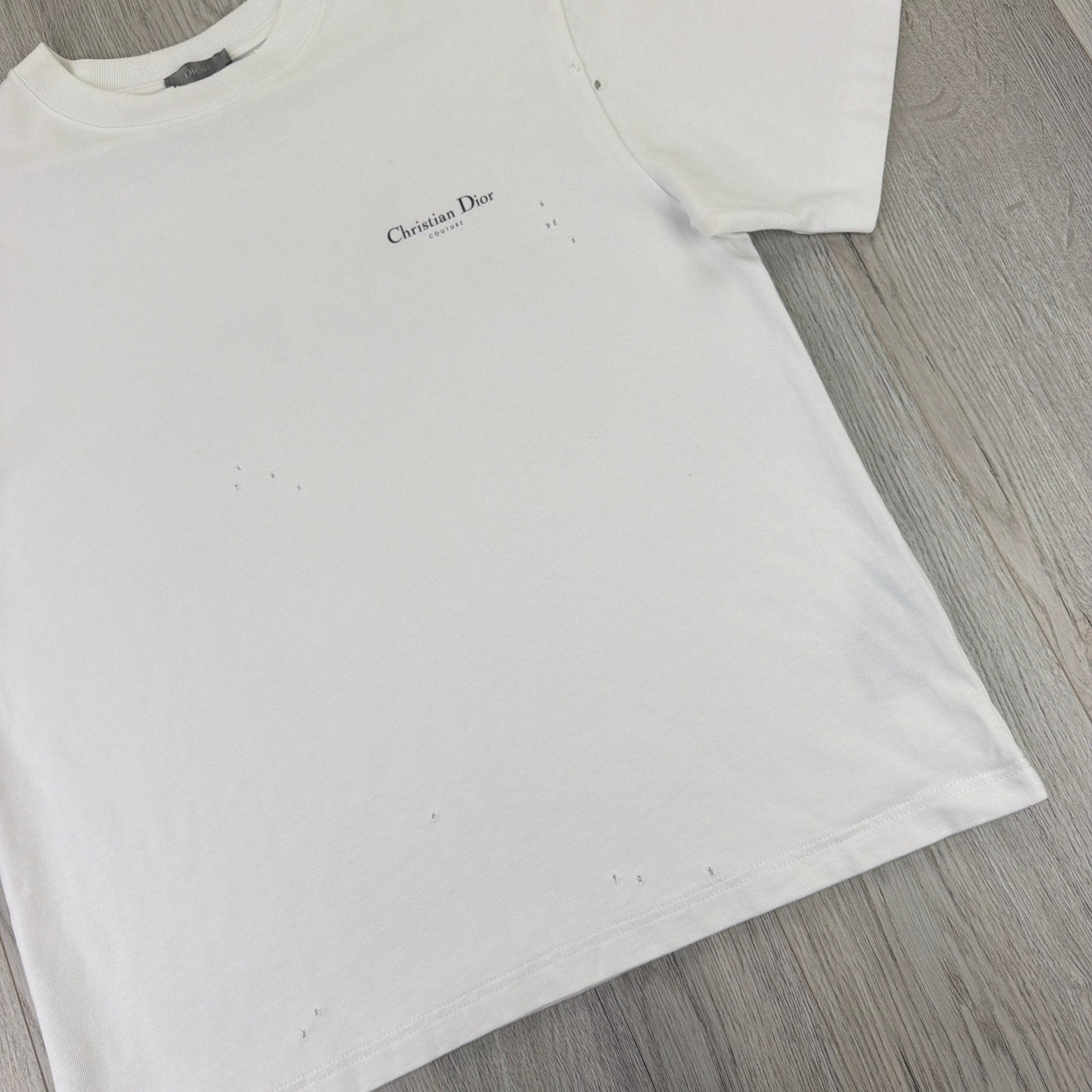 Christian Dior ‘Couture’ Men’s White T-shirt - Small - Morely TrendsDior Type here:)
