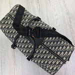Dior Oblique Jacquard Lingo 50 Boston Bag Travel Bag - Morely TrendsDior Type here:)