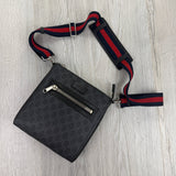Gucci Messenger Men’s GG Black Small Side Big