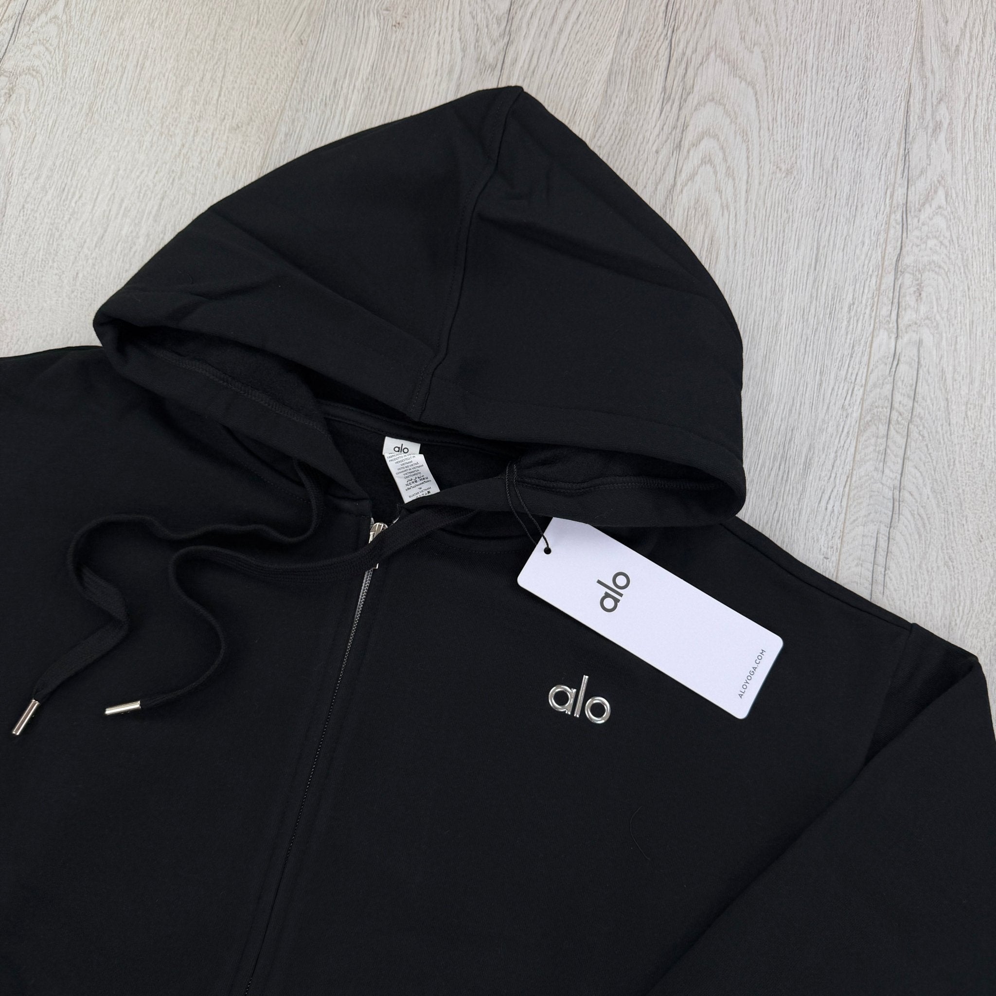 Alo Men’s Black Full Zip Hoodie - Morely TrendsAlo Type here:)