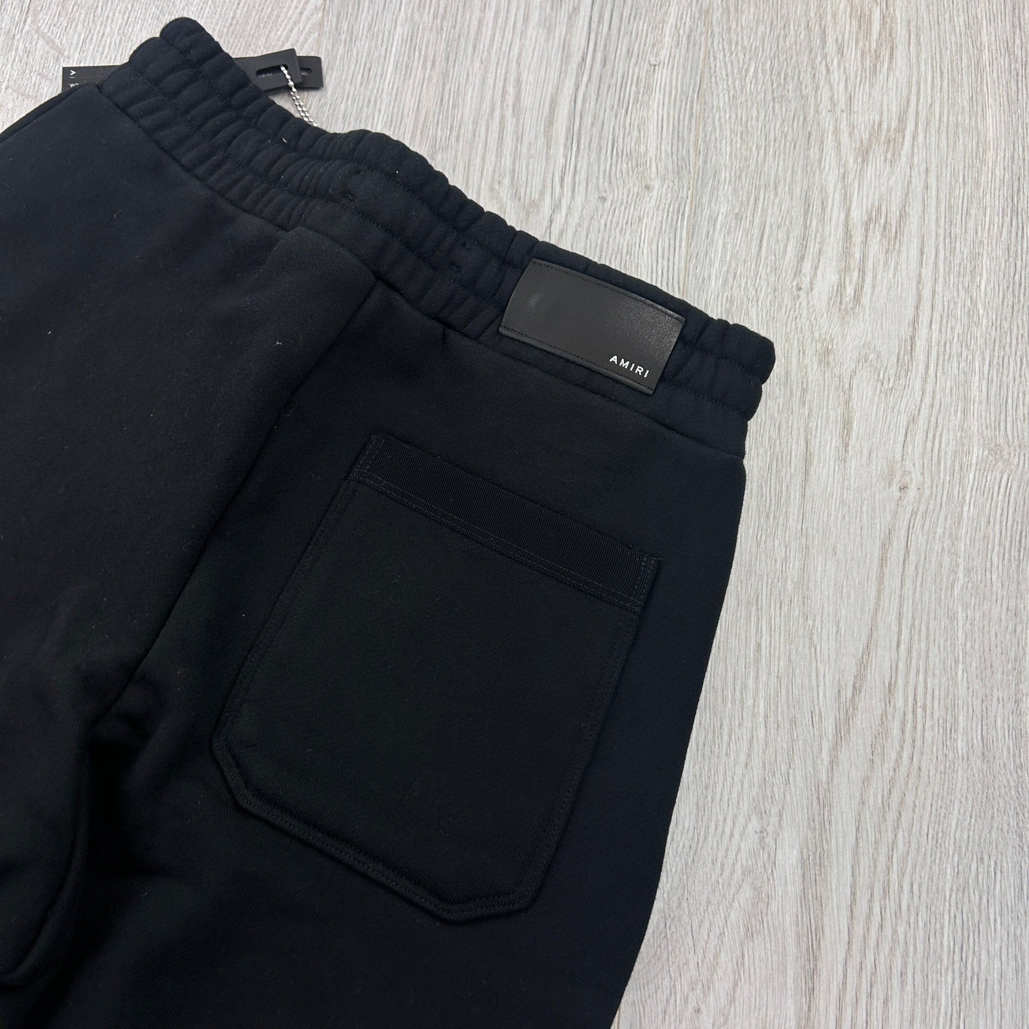 Amiri Men’s Black Cotten Logo Printed Drawstring Shorts - Morely TrendsAmiri Type here:)
