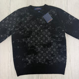 Louis Vuitton Men’s Distressed Monogram Crewneck Jumper - Medium
