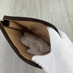 Louis Vuitton Brown Monogram Pochette Clutch Bag - Morely TrendsLouis Vuitton Type here:)