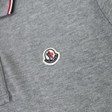 Moncler Men’s Grey Polo Shirt - Large Slim
