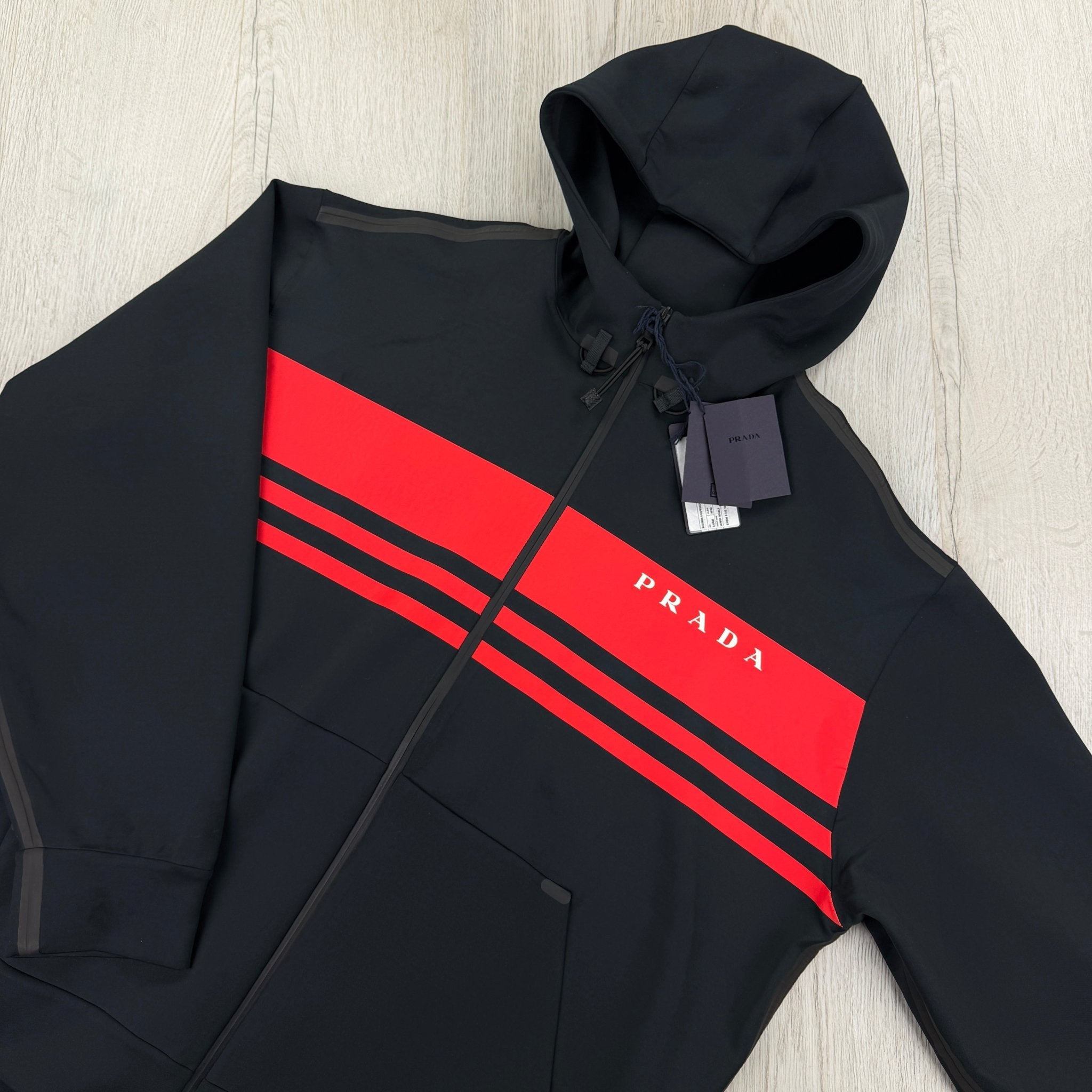 Prada Linea Rossa Technical Track Jacket - Morely TrendsPrada Type here:)