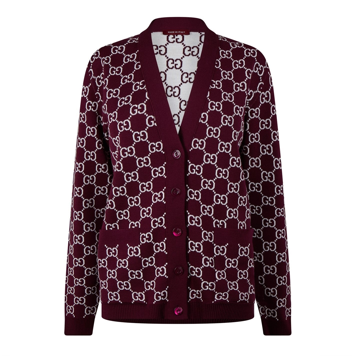 Gucci Reversible Gg Wool Jacquard Cardigan - Morely TrendsGucci Type here:)