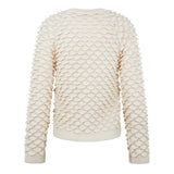 Bottega Veneta Fish Scale Wool Cardigan