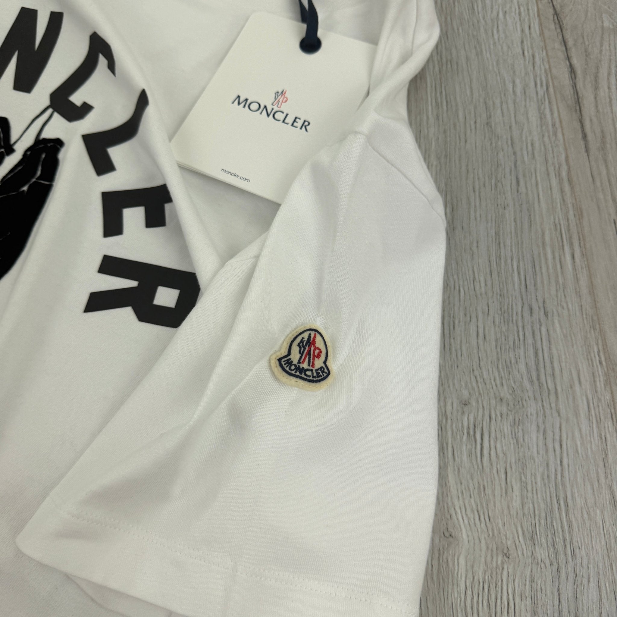 Moncler Men’s ‘Boxing Club’ White T-shirt - Large - Morely TrendsMoncler Type here:)