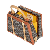 Goyard Saigon Mini Trunk Bag Black & Tan