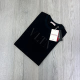 Valentino Men’s ‘VLTN’ Black T-shirt
