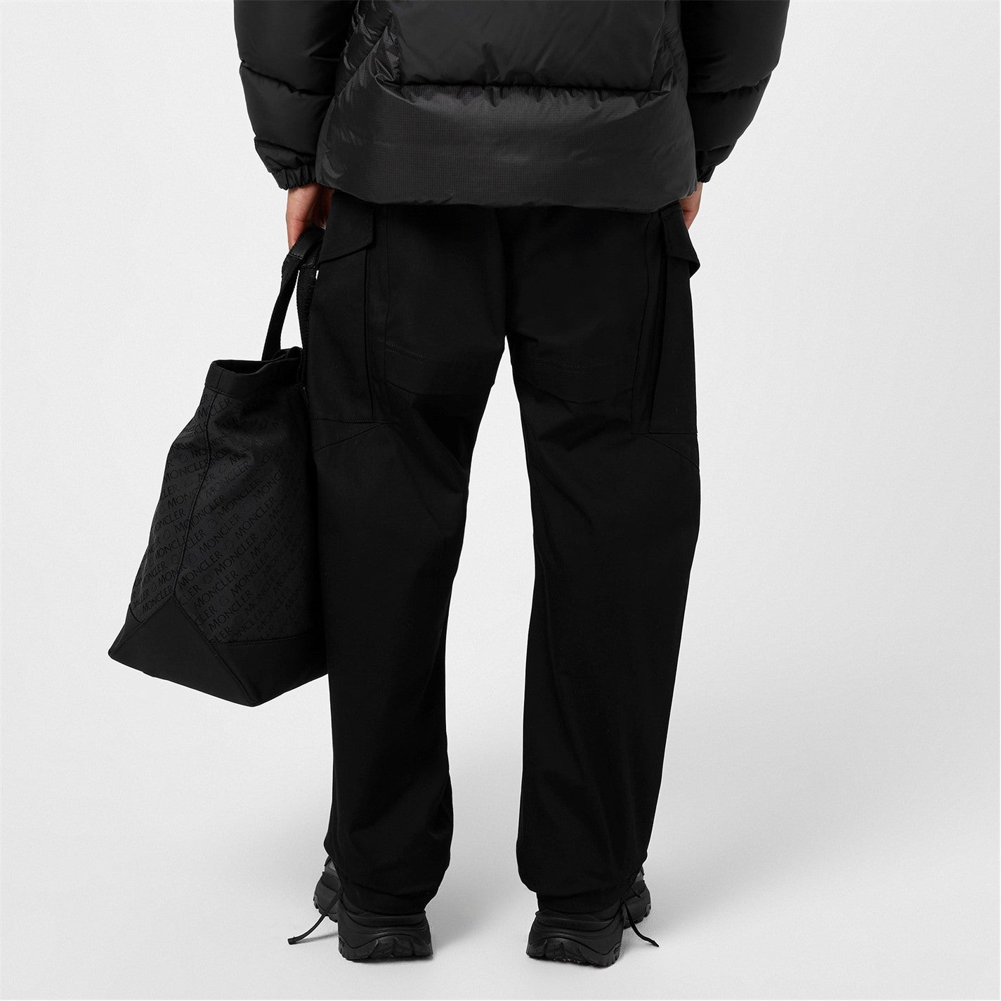 Moncler Gabardine Cargo Trousers.