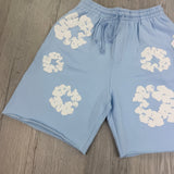 Denim Tears Baby Blue Jersey Shorts
